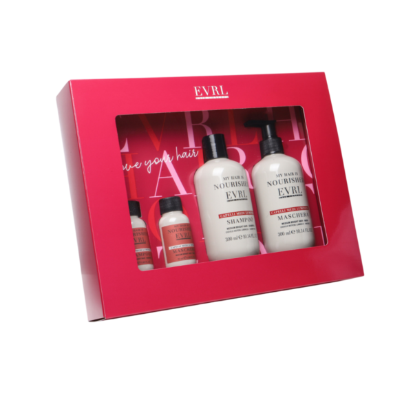Everline EVRL dovanų rinkinys šiurkštiems plaukams, minkštinimas ir gilus maitinimas