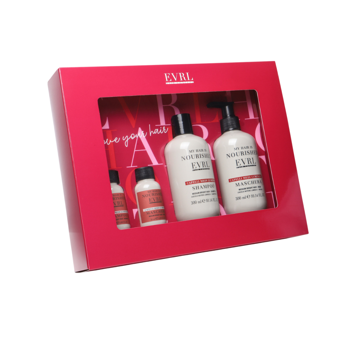 Everline EVRL dovanų rinkinys šiurkštiems plaukams, minkštinimas ir gilus maitinimas