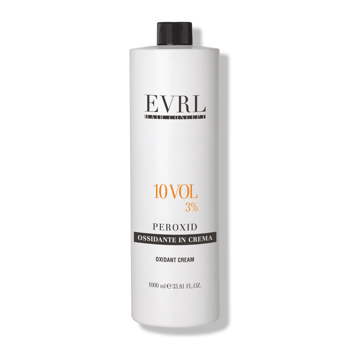 Everline EVRL plaukų dažų oksidantas Decolor, profesionalus šviesinimas ir tolygus dažymas, 1000 ml, vol.10, 3%